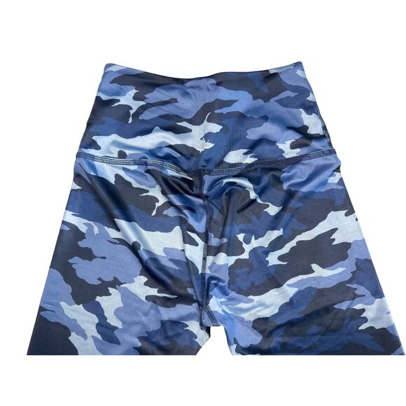 Beyond Yoga Camo Leggings Womens Medium Blue High Rise Skinny Workout Gym yoga - Picture 12 of 16